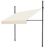 Jekito Patio Awning,118'×39' Retractable Awnings for Patio Waterproof, Commercial Grade Patio Canopy, UV Protection Sunshade Shelter Awning for Front Door Window Balcony Garden,Beige