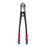 WORKPRO W017006A Bolt Cutter, Bi-Material Handle with Soft Rubber Grip, 24', Chrome Molybdenum Steel Blade