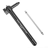 Kee nso Bicycles Derailleur Hanger Alignment Gauge Bike Ranging Calibration Tool for MTB Road Bikes Mountain Bicycle (Black)