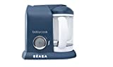 BEABA Babycook Solo 4 in 1 Baby Food Maker, Baby Food Processor, Steam Cook and Blender, Large Capacity 4.5 Cups, Cook Healthy Baby Food at Home, Dishwasher Safe, Navy