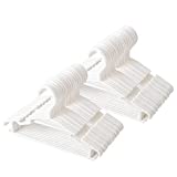 GoodtoU Baby Hangers for Closet 60Pack White Baby Clothes Hangers Bulk Kids Plastic Hangers Toddler Hangers Plastic Infant Hangers for Closet