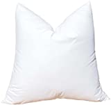 Pillowflex Synthetic Down Pillow Insert - 22x22 Down Alternative Pillow, Square Insert for Bed Pillow Sham, Sofa, Couch, Throw Size Pillow - Polyester Accent Pillow - 1 Decorative Pillow Form