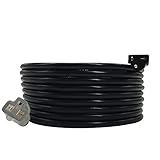 NEMA 5-20P Plug to 5-20R Connector Extension Power Cord,25 FT,20A/125V,12/3 SJTW,T Blade Power Cord,Black