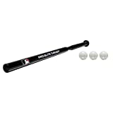 Franklin Sports MLB Baseball Training Bat + Balls - Thin Stick Training Bat for Hitting Practice - Skinny Mini Bat + Ball Set for Contact Batting - 30'