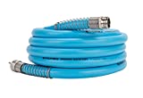 Camco EvoFlex 25-Foot Hose | 5/8-inch Diameter | Designed for Recreational Use | Drinking Water Safe | Super Flexible (22594), Blue