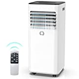 10,000 BTU Portable Air Conditioner, Rooms up to 450 Sq.Ft, 3 in 1 Air Conditioner with Cooling, Portable AC Unit with Cooling, Dehumidifiers, Fan, Apartment Air Conditioner with Remote Control