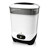 Baby Brezza One Step Bottle Sterilizer – Electric Steam Sterilization – Universal Fit and Highest Capacity - Fits up to 8 Baby Bottles & 2 Sets of Pump Parts (Any Brand)