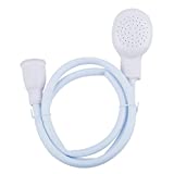 Nicoone Pet Shower Faucet, Rubber Handheld Bidet Sprayer Hose Pets Shower Head Push on Bath Tub Sink Faucet Attachment for Wash Hair Wash Shower