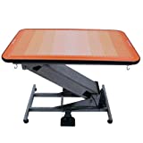 Comfort Groom Ultra Low Z-Lift Electric Pet Dog Grooming Table with Casters Wheels, ET-190-C