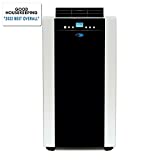 Whynter ARC-14S 14,000 BTU (9,500 BTU SACC) Dual Hose Portable Air Conditioner, Dehumidifier, Fan with Activated Carbon Filter plus Storage bag for Rooms up to 500 sq ft, Platinum And Black