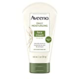 Aveeno Daily Moisturizing Fragrance-Free Face Cream for Dry Skin, Hydrating Facial Cream Moisturizer with Soothing Non-GMO Oat, Paraben-, Fragrance- & Dye-Free, 5 oz