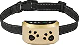 Dog Bark Collar, Anti Barking Collar with 7 Adjustable Levels, Harmless Shock, Beep Vibration, Smart Correction and LED Indicator-Reachargeable No Bark Collar for Small Medium Large Dogs,Waterproof