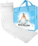 Full Body Bath Pillow, Luxury Bathtub Pillow (22 Suction Cups) Bath Pillows for Tub Neck and Back Support, Adults Bathtub Cushion and Bath Tub Pillow Headrest, Soaking Bathtub Accessories for Women