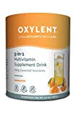 Oxylent 5-in-1 Multivitamin Supplement Drink - Sugar-Free & Effervescent for Easy Absorption of Vitamins, Minerals, Electrolytes, Antioxidants - Mandarin Flavor, 5.4 Oz Canister