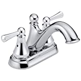 Delta Faucet Haywood Centerset Bathroom Faucet Chrome, Bathroom Sink Faucet, Drain Assembly, Chrome 25999LF