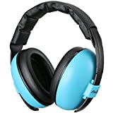 ProCase Baby Ear Protection (Aged 0-3 Years), Noice Cancelling Headphone for Newborn Toddler Infant, Sound Proof Hearing Protection Earmuffs for Sleep Airplane Travel -Blue