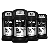 AXE Antiperspirant Stick For Men 48 Hour Sweat And Odor Protection For Long Lasting Freshness, Black Frozen Pear & Cedarwood Men's Deodorant 2.7 oz 4 Count