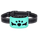 Dog Bark Collar, Anti Barking Collar with 7 Adjustable Levels, Harmless Shock, Beep Vibration, Smart Correction and LED Indicator-Reachargeable No Bark Collar for Small Medium Large Dogs, Waterproof