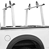 Stark Universal Truck Rack Extendable Aluminum Pick Up Truck Ladder Rack Contractor Pipe Rack (No-Drilling Required) 1,000lbs Capacity