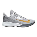 Nike Precision IV Basketball Shoe,Silver/Gold,11.5