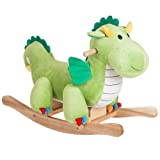 Happy Trails Rocking Dagwood Dragon, 27' Lx14 Wx19:H, Model Number: 80-C7051 , Green