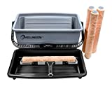 ROLLINGDOG 7PC 18' Paint Roller Set-18 Inch Paint Roller Frame,Microfiber Paint Roller Sleeves（Pack of 4）,Paint Bucket with Lid