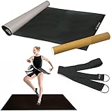 LeStage Dance Floor – Portable Dance Floor Mat with Bonus Stretch Strap – Controlled Slip Surface to Practice & Improve Dance Ballet Performance at Home, Studio, Stage – Kids & Adults (71' x 36.5')
