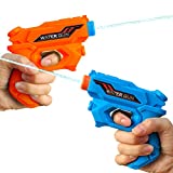 2 Pack Water Gun for Kids - Blaster Soaker Squirt Summer Squirt Shooter Gun Toy Swimming Pool Beach Water Fighting Toy - Pool Party Beach