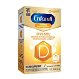 Enfamil Baby Vitamin D-Vi-Sol Vitamin D Liquid Supplement Drops for Infants, Supporting Strong Teeth & Bones in Newborn Babies, Easy-to-Use, Gluten-Free, 50 Day Supply, Dropper Bottle
