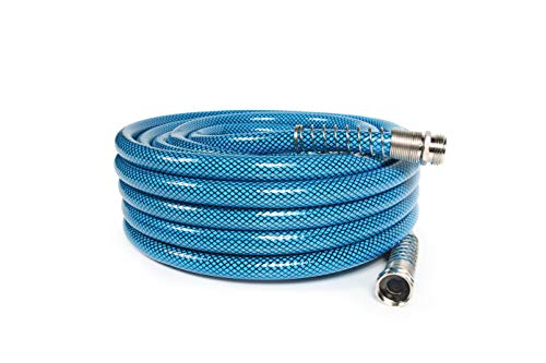 Camco 50ft Premium Drinking Water Hose - Lead Free and Anti-Kink Design - 20% Thicker than Standard Hoses - Features a 5/8' Inner Diameter (21009)