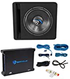 Rockville SK515 Package 15' 2000w Loaded K5 Car Subwoofer Enclosure+DB12 Amplifier