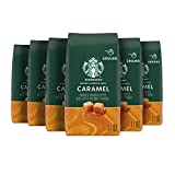Starbucks Ground Coffee—Caramel Flavored Coffee—Naturally Flavored—100% Arabica—6 bags (11 oz each)