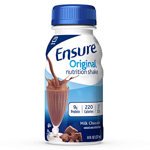 Ensure Original Nutrition Shake with 9 grams of protein, Meal Replacement Shakes, Milk Chocolate, 8 fl oz, 16 Count