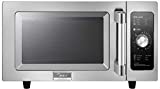 Midea Equipment 1025F0A Stainless Steel Countertop Commercial Microwave Oven, 1000W