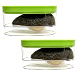 Avocado Keeper，Avocado Storage Container，to Keep Your Avocados Fresh for Days，Prevent Your Avocados From Going Bad 2Pack