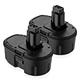 FirstPower 4.0Ah 18V DC9096 DC9098 Replacement Battery - Compatible with Dewalt 18V XPR Cordless Power Tools DC9096 DC9098 DC9099 DW9095 DW9096 DW9098 DE9038 2Packs