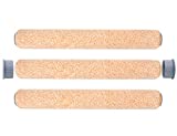 ROLLINGDOG 18” Paint Roller Covers Woven Microfiber Large Paint Roller Sleeves for Wall, Floor Painting (Pack of 3, 3/8' Nap)
