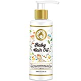 Mom & World Baby Hair Oil With Organic & ColdPressed Natural Oil for Kids 200ml