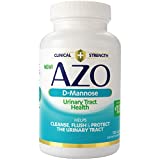 D-Mannose Urinary Tract Health, Cleanse, Flush & Protect The Urinary Tract*, #1 Pharmacist Recommended Brand, AZO Clinical Strength D-Mannose, Non-GMO, 120 Count