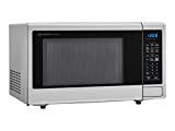 Sharp SMC1842CS 24' Countertop Microwave with 1.8 cu. ft. Capacity, 1100 Watts, 15' Turntable, Softening Function Blue LED Display, in Stainless Steel