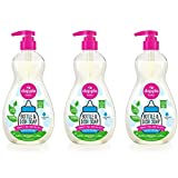 Dapple Baby, Bottle and Dish Soap Dish Liquid Plant Based Hypoallergenic 1 Pump Included, Packaging May Vary, Fragrance Free, 50.7 Fl Oz, (Pack of 3)