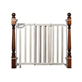 Summer Infant Banister & Stair Safety Gate with Extra Wide Door, Wood, 33' - 46', Birch Stain with Gray Accents