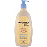 Aveeno Baby Daily Moisture Lotion, Fragrance Free (18 fl. oz, 2 pk.) Non-Greasy Formula Absorbs Quickly