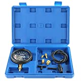 DASBET Car Vacuum and Fuel Pump Tester Gauge Kit, Fuel Pump and Vacuum Tester Gauge, Leak Carburetor Pressure Diagnostics
