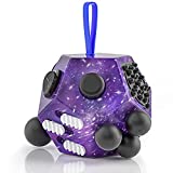 FIDGET DICE Fidget Dodecagon, 12 Side Fidget Toy Cube Anti Depression Cube Fdget Block Relieves Stress and Anxiety Cube for Children and Adults