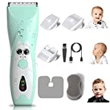 LANMODA Baby Hair Clippers, Ultra-Quiet Hair Trimmer for Toddler, Children with Autism, Waterproof Cordless Ceramic Blade, Rechargeable Haircut Kit for Kids Women
