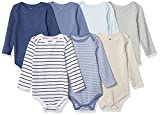 Hudson Baby Unisex Baby Cotton Long-Sleeve Bodysuits Boy Basic, 18-24 Months