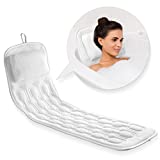 COMFYSURE Bath Cushion for Tub - Extra-Large Full Body Bath Tub Pillow & Non-Slip Spa Bathtub Mat Mattress Pad with Super Thick Breathable 3D Mesh Layers - Great Back Support (48'x 15')