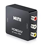 CYSINGC HDMI to RCA Adapter, HDMI to AV CVBS Composite Video Audio Converter for PS4 Xbox Nintendo Laptop Chromecast DVD Camera to Old TV Monitor