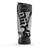 PROMiXX Original Shaker Bottle (MiiXR Edition) - Battery-powered for Smooth Protein Shakes - BPA Free, 20oz Cup (Black/Gray)